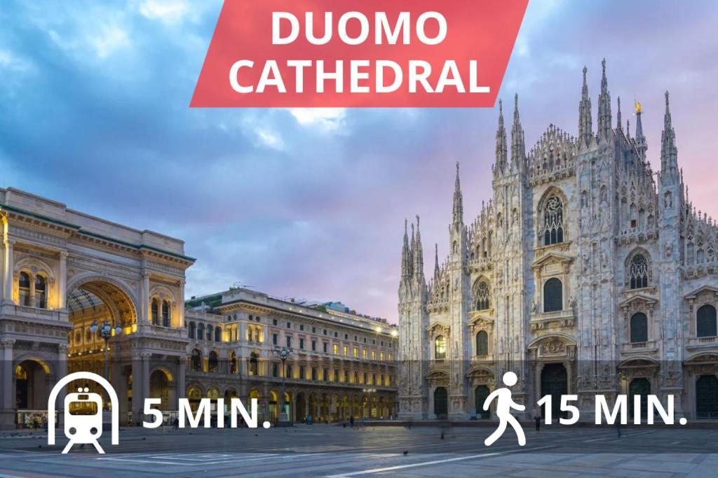 Duomo In 10 Minutes - Modern Close To Cadorna Station Lägenhet Milano Exteriör bild